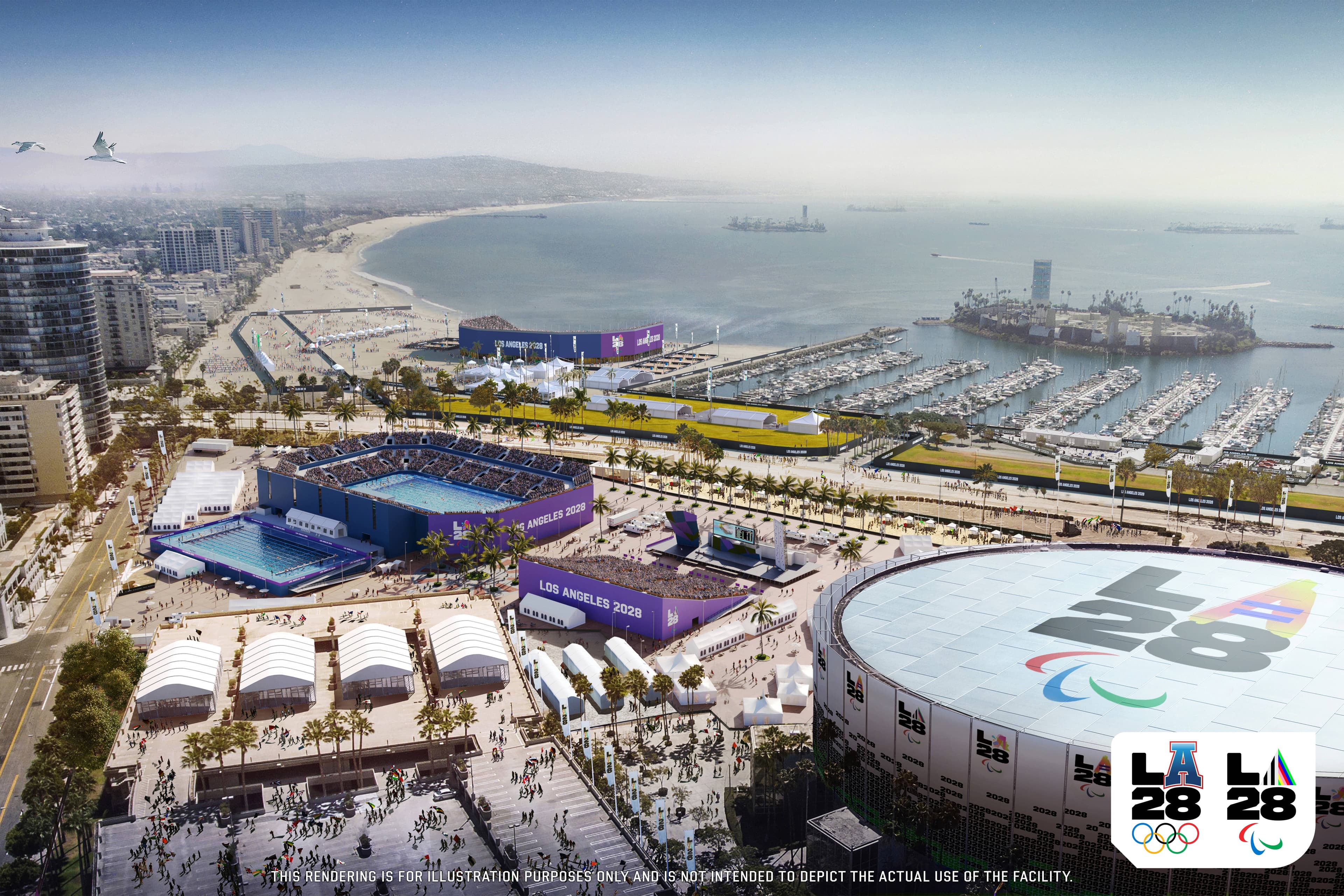 Paralympic Games Los Angeles 2028 venue rendering
