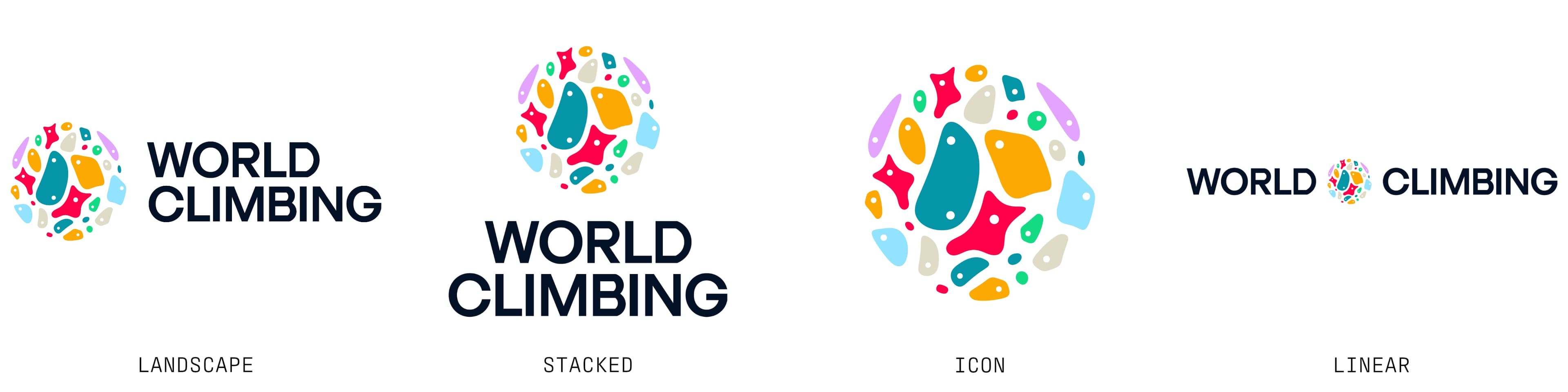 World Climbing logo suite